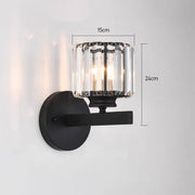 Modern Crystal Round And Square Wall Lights