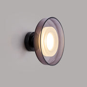 Bowl Shape Glass LED Wall Sconce For Bedroom