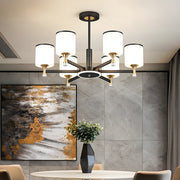 Multi Heads Luxurious Glass Ceiling Light for Living Room