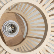 Scandi Simple Farmhouse Wood Ceiling Lamp Entrance Hall
