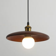 Round Solid Wood Ceiling Pendant Light