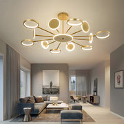 Contemporary Multi-Head LED Ceiling Lights for Dining Room
