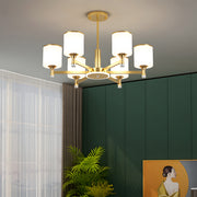 Multi Heads Luxurious Glass Ceiling Light for Living Room