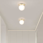 Contemporary Hallway Glass Ceiling Lighting