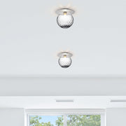 Contemporary Hallway Glass Ceiling Lighting
