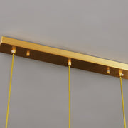 Luxurious Crystal Gold Raindrop Pendant Lamp