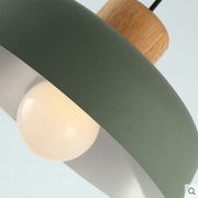 Colourful Nordic Creative Wooden Pendant Lamp