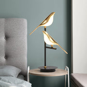 Electroplating Golden Bird Table Lamp for Bedroom -Gleamlamp