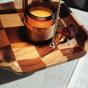Wood Retro Table Lamp Aromatherapy Candle Table Lamp
