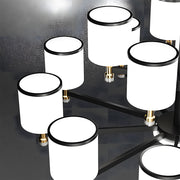 Multi Heads Luxurious Glass Ceiling Light for Living Room