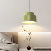 Wabi-Sabi Style Resin Cream Pendant Lamp
