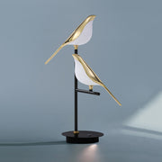 Electroplating Golden Bird Table Lamp for Bedroom -Gleamlamp