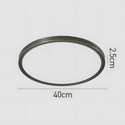 Modern Decor Circular Copper LED Ceiling Light For Living Room