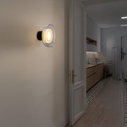 Bowl Shape Glass LED Wall Sconce For Bedroom