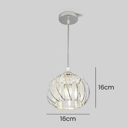 Nordic Simple Globular Glass Hallway Pendant Lighting