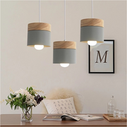Nordic Wood Modern Round Lamping