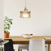 Retro Creative Clear Glass Shade Kitchen Pendant Light