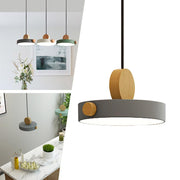 Modern Wooden LED Adjustable Pendant Light