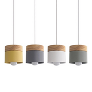 Nordic Wood Modern Round Lamping