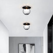 Contemporary Hallway Glass Ceiling Lighting