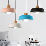 Colourful Nordic Creative Wooden Pendant Lamp