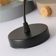Modern Wooden LED Adjustable Pendant Light