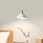 Minimalist White Disc Iron Pendant Light