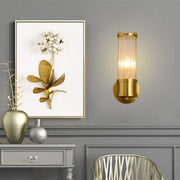 Gold Glass Creative Bedroom Wall Sconce