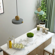 Modern Wooden LED Adjustable Pendant Light