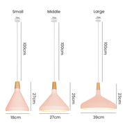 Modern Nordic Macaron Creative Wooden Pendant Lamp