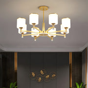 Multi Heads Luxurious Glass Ceiling Light for Living Room