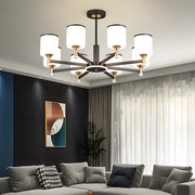Multi Heads Luxurious Glass Ceiling Light for Living Room