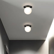 Contemporary Hallway Glass Ceiling Lighting
