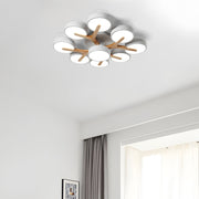 Branch Creative Iron Living Room LED Ceiling Light