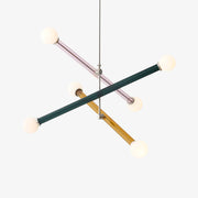 Stylish Colorful Triple Chandelier