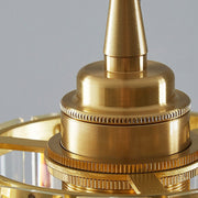 Exquisite Black or Gold Glass Pendant Light