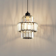 Exquisite Black or Gold Glass Pendant Light