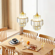 Exquisite Black or Gold Glass Pendant Light