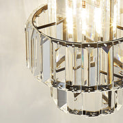 Exquisite Black or Gold Glass Pendant Light