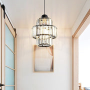 Exquisite Black or Gold Glass Pendant Light