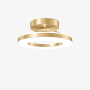 Gold Simple Iron Hallway LED Dimmable Ceiling Light