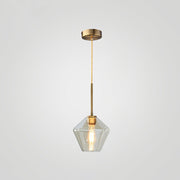 Industrial Multi-shape Glass Living Room Pendant Light
