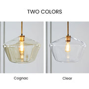 Industrial Multi-shape Glass Living Room Pendant Light