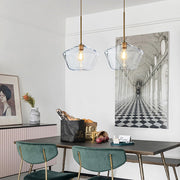 Industrial Multi-shape Glass Living Room Pendant Light