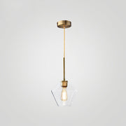 Industrial Multi-shape Glass Living Room Pendant Light