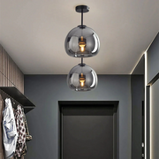 Vintage Copper Glass Modern Ceiling Lights