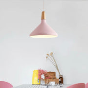 Modern Nordic Macaron Creative Wooden Pendant Lamp