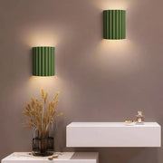 Modern Half-Circle Resin Wall Light For Living Room