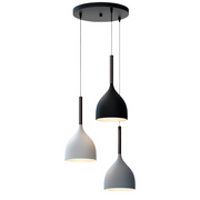 Modern Metal Triple Ceiling Lights