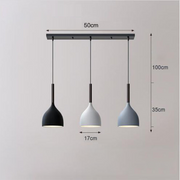Modern Metal Triple Ceiling Lights